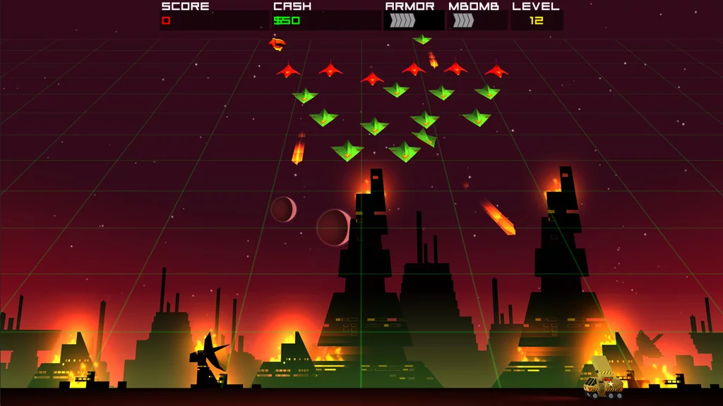 Изображение игры: Cosmic Rocket Defender