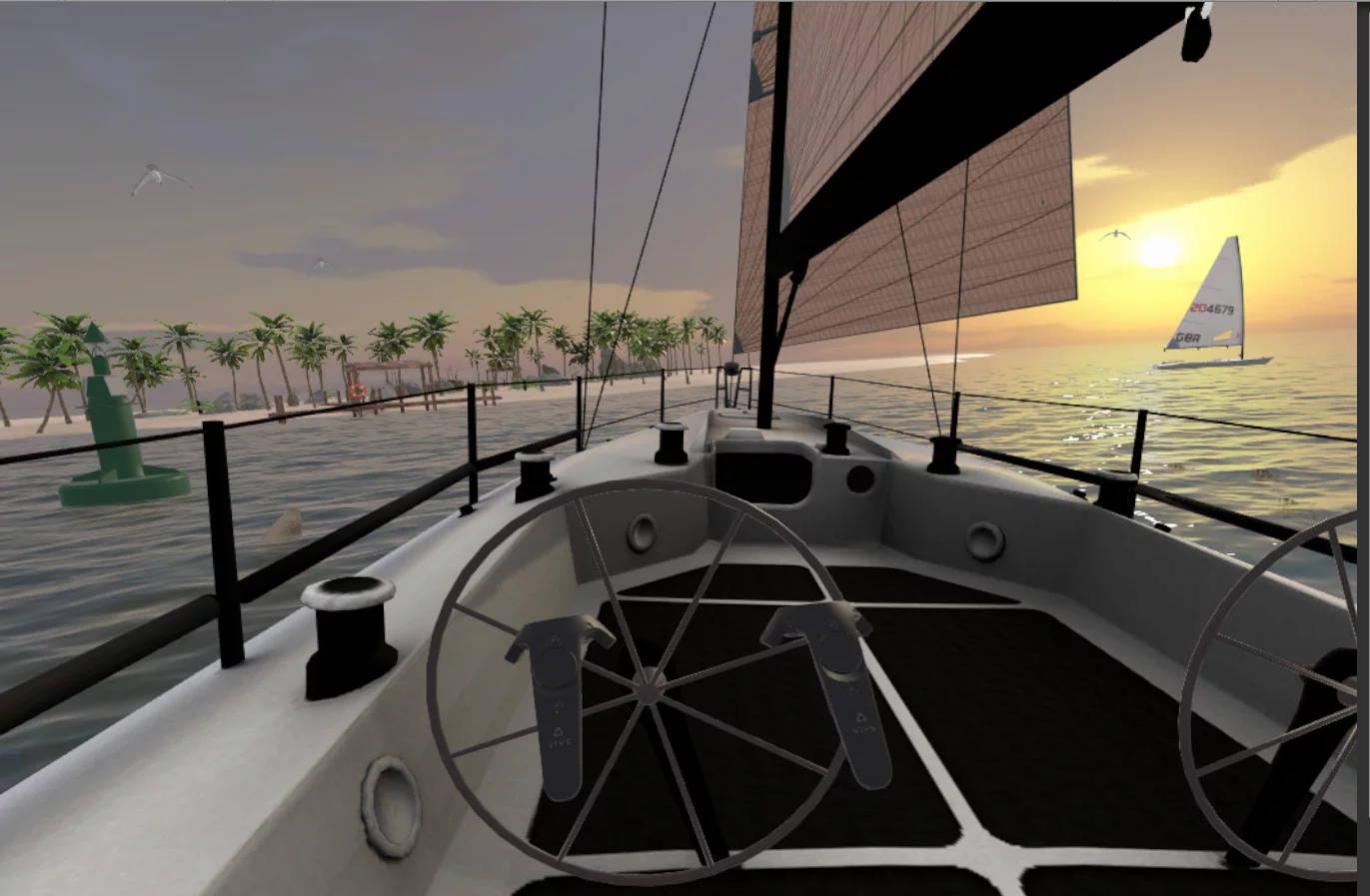 Изображение игры: VR Regatta - The Sailing Game