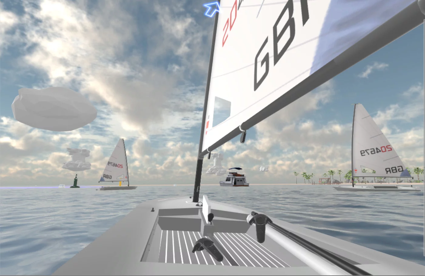 Изображение игры: VR Regatta - The Sailing Game