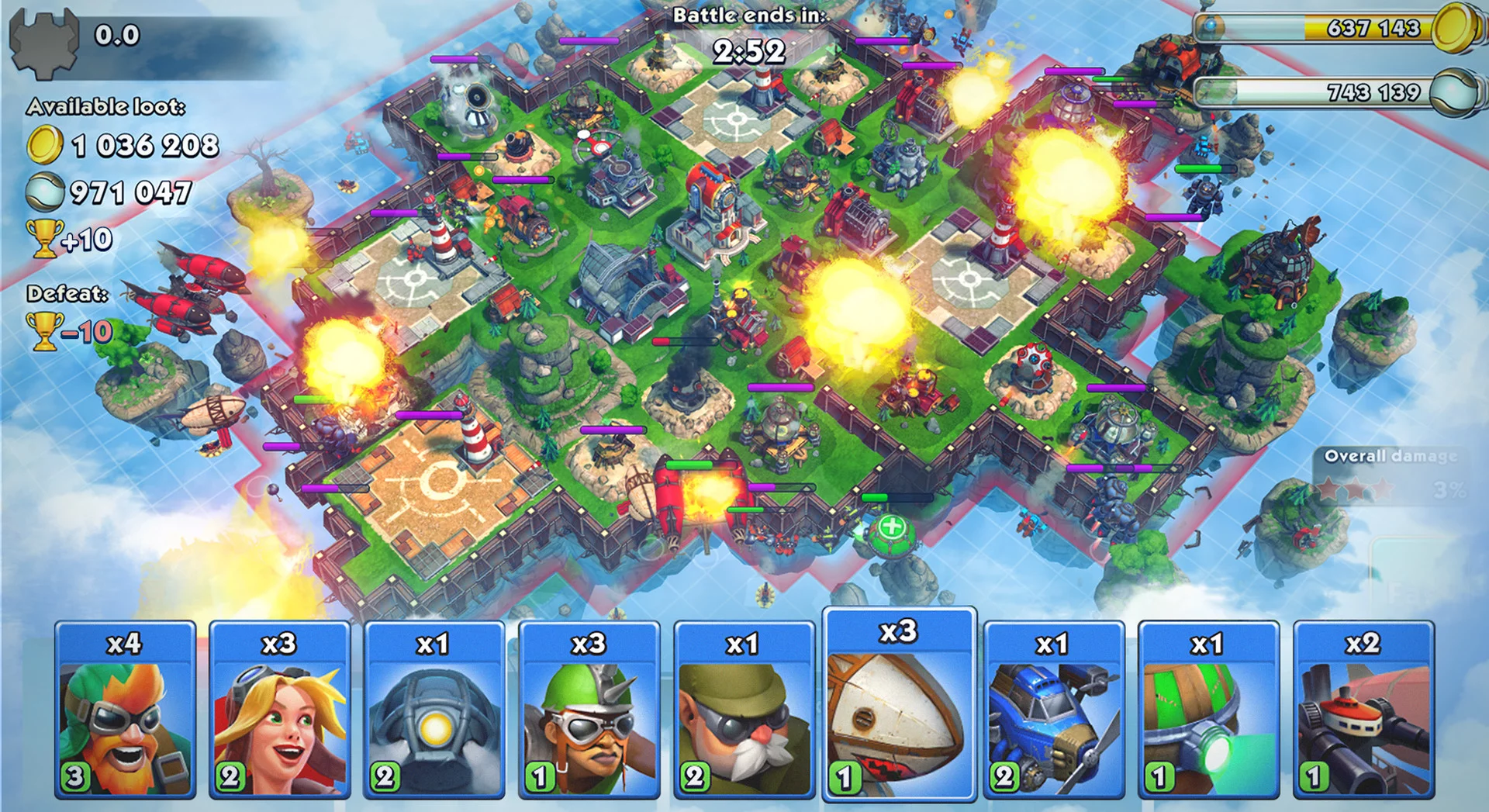 Изображение игры: Sky Clash: Lords of Clans 3D