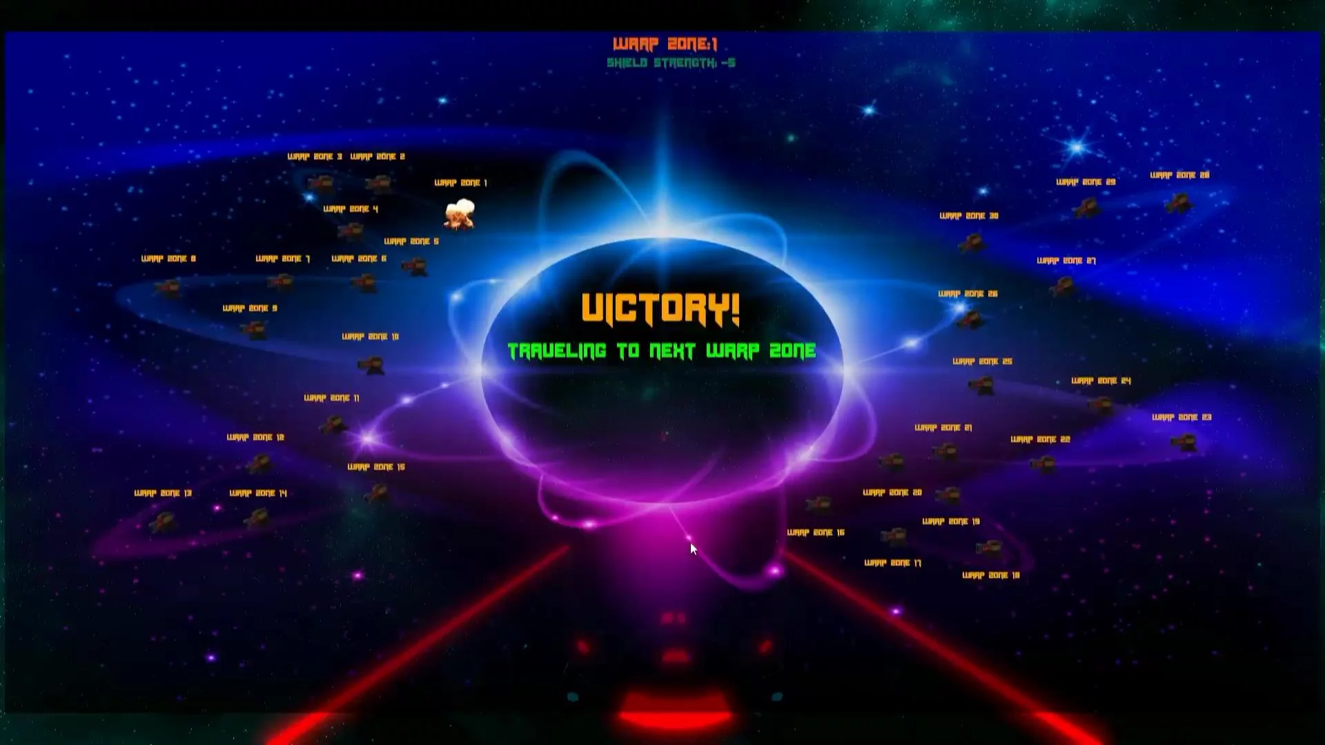 Изображение игры: Warp Rider