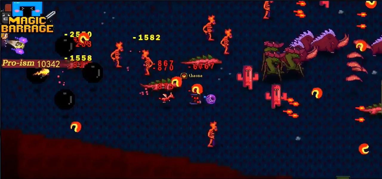 Изображение игры: Magic Barrage - Bitferno