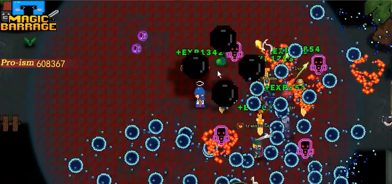 Изображение игры: Magic Barrage - Bitferno
