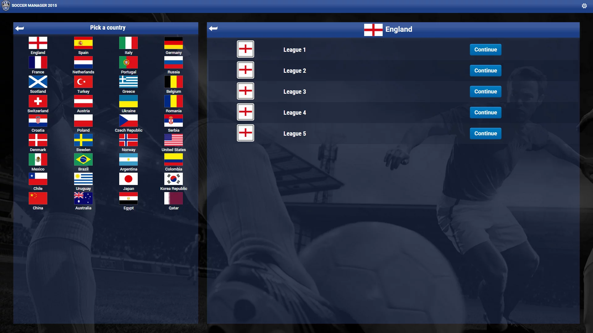 Изображение игры: Soccer Manager 2015