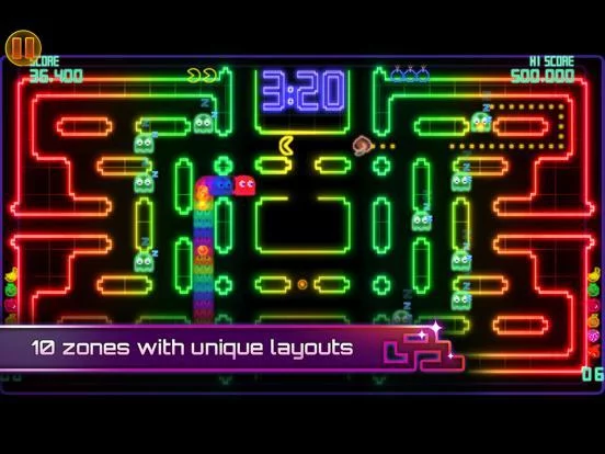 Изображение игры: PAC-MAN CE DX