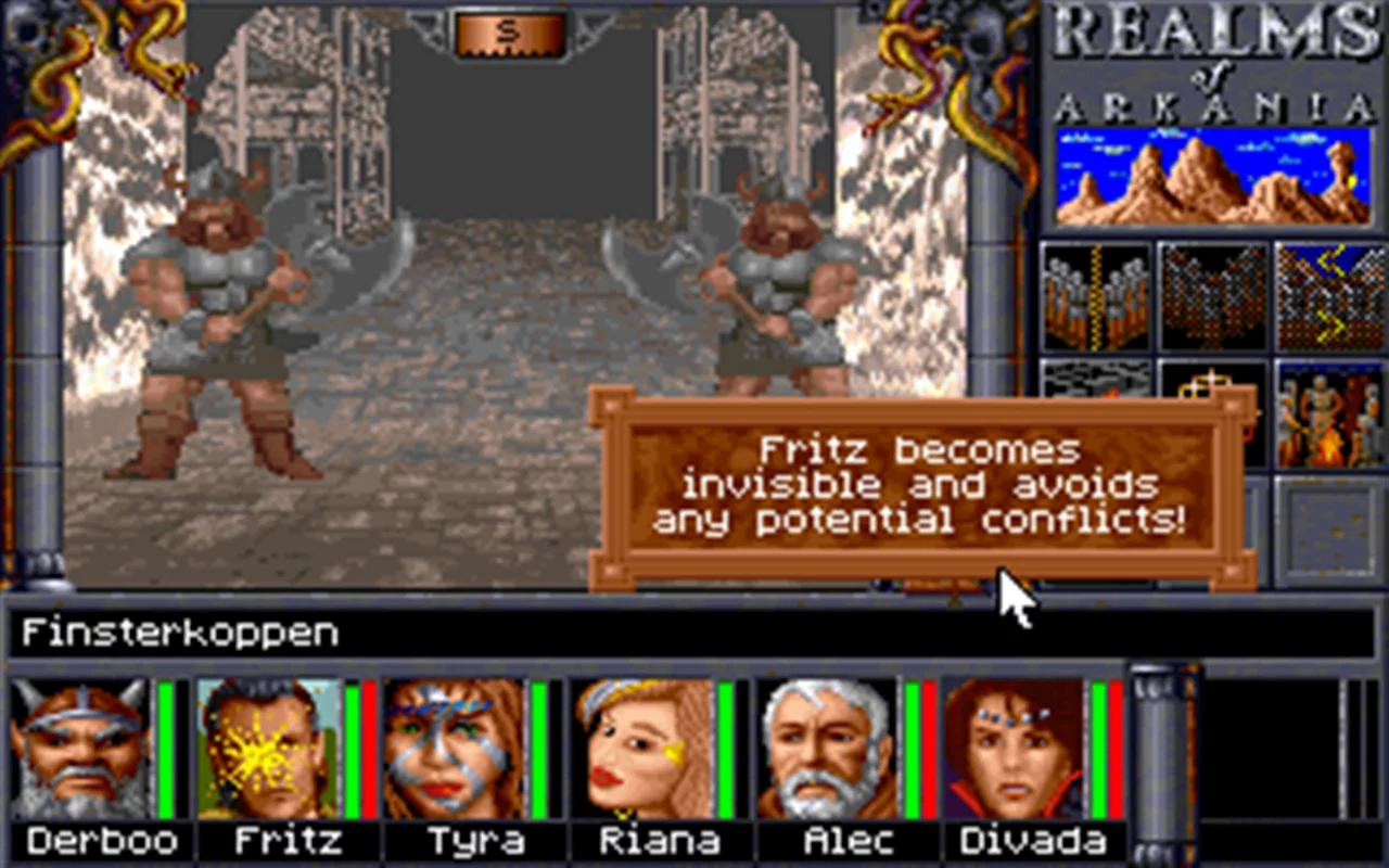 Изображение игры: Realms of Arkania 2 - Star Trail Classic