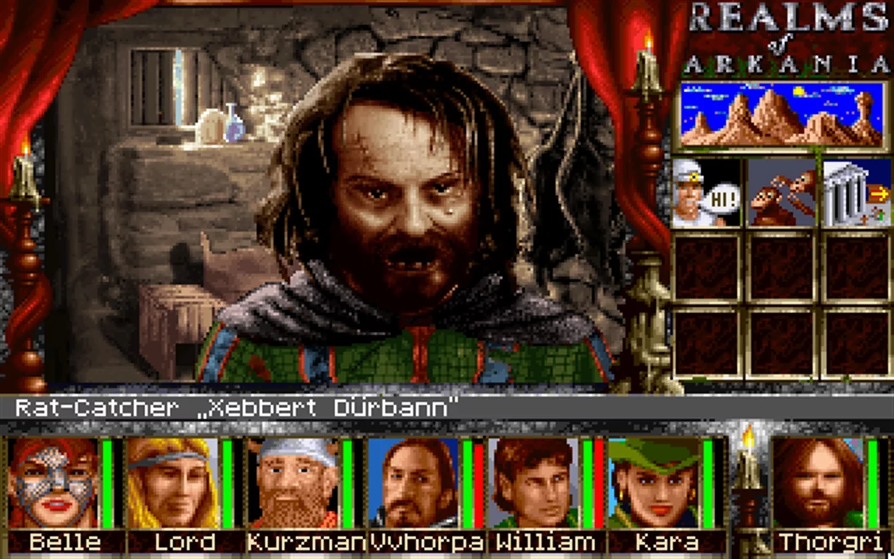 Изображение игры: Realms of Arkania 3 - Shadows over Riva Classic
