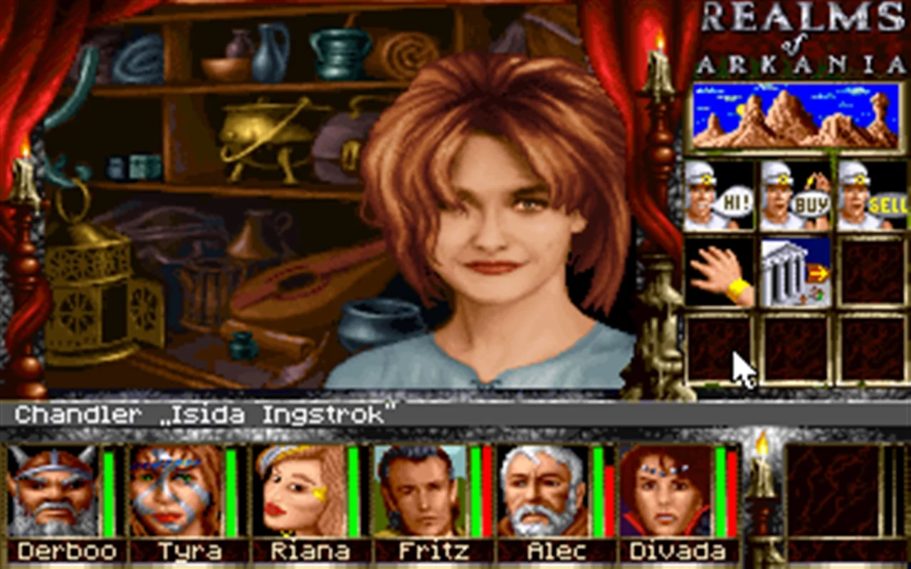 Изображение игры: Realms of Arkania 3 - Shadows over Riva Classic