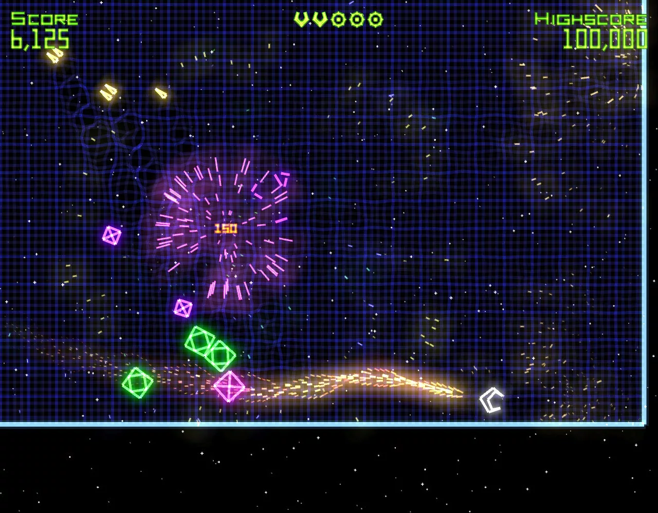 Изображение игры: Geometry Wars: Retro Evolved