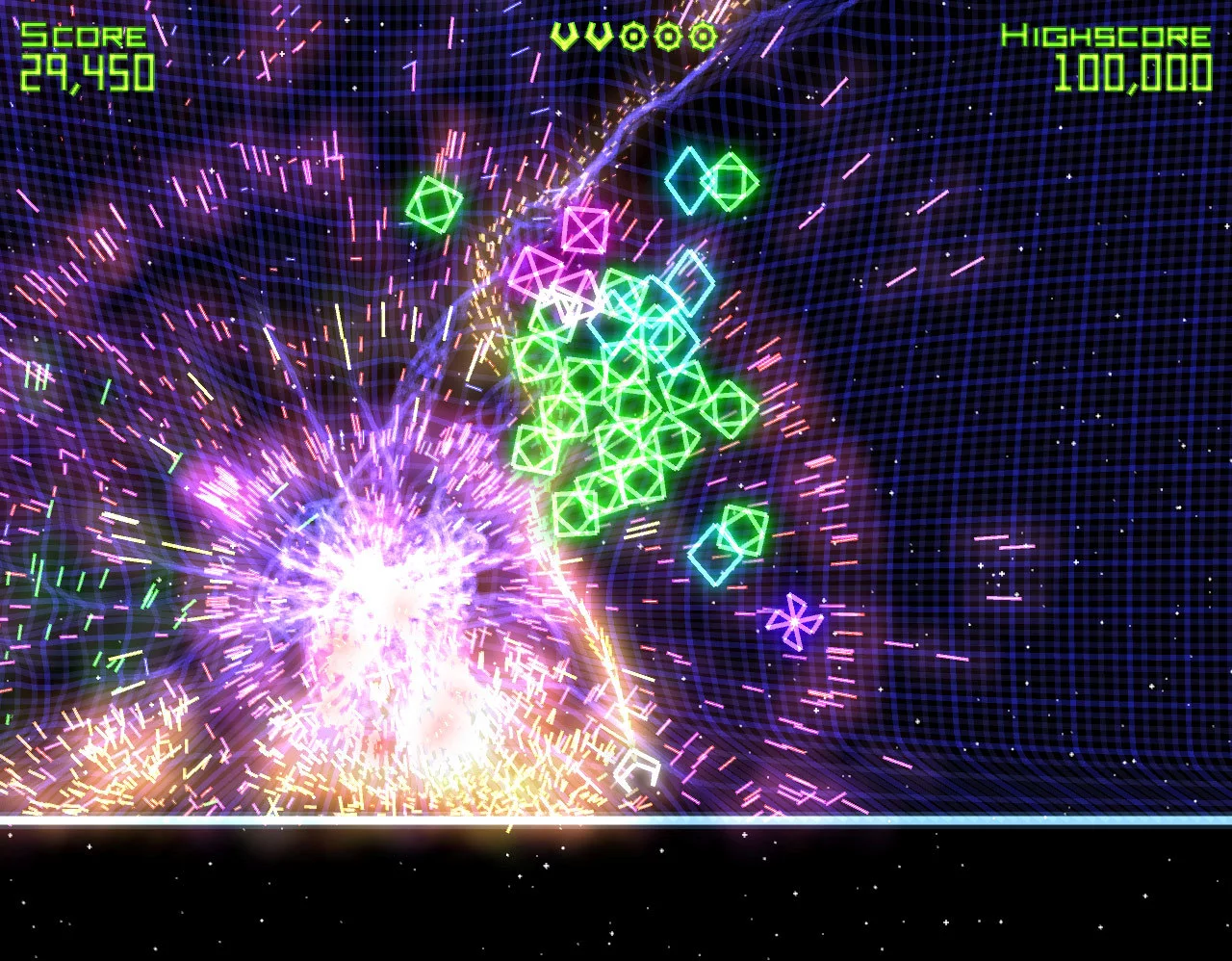 Изображение игры: Geometry Wars: Retro Evolved