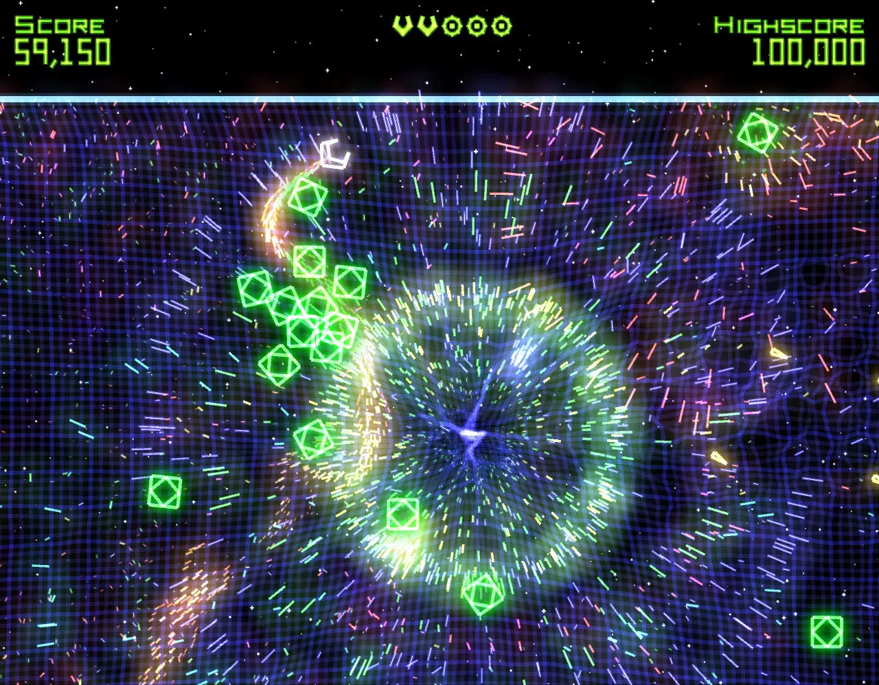 Изображение игры: Geometry Wars: Retro Evolved