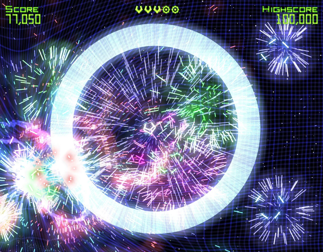 Изображение игры: Geometry Wars: Retro Evolved