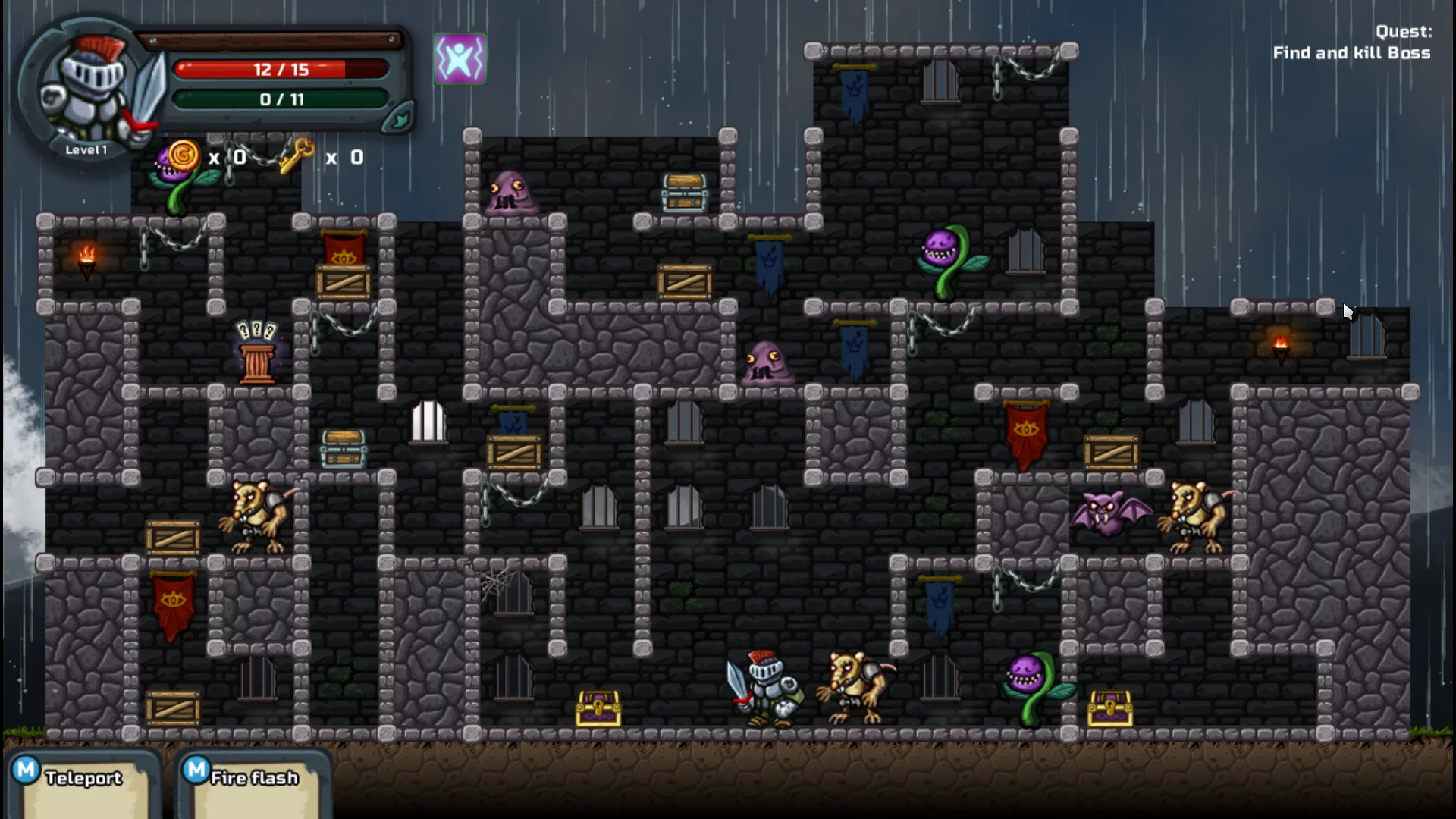 Изображение игры: Dungetris