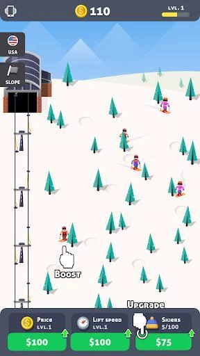 Изображение игры: Snow Racer