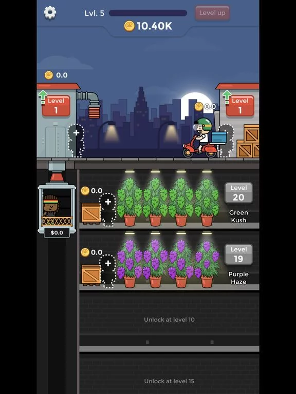 Изображение игры: Weed Factory Idle