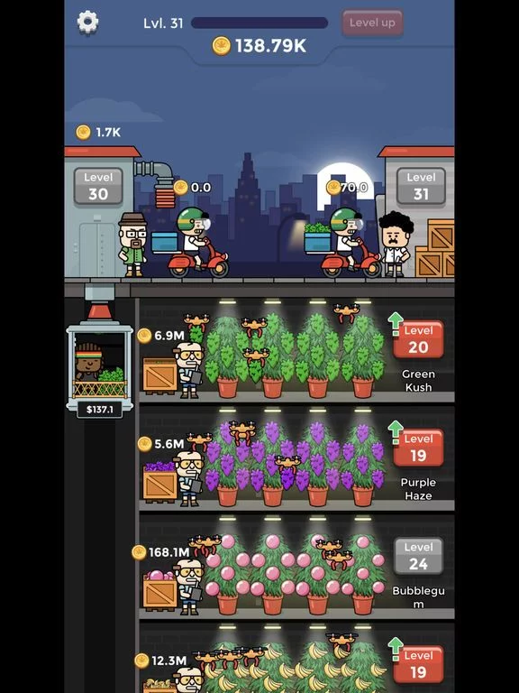 Изображение игры: Weed Factory Idle