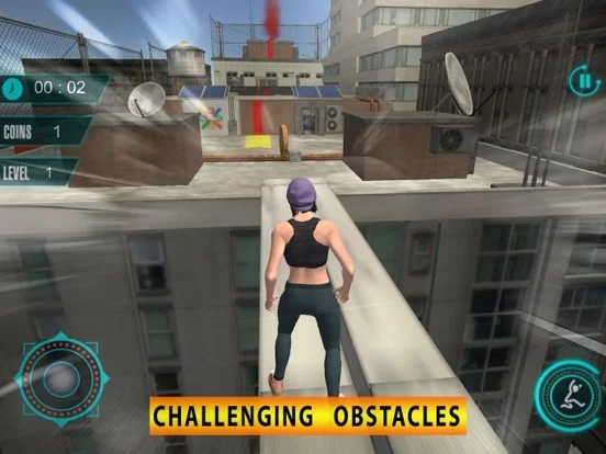 Изображение игры: Parkour Stunt Girl Running Pro
