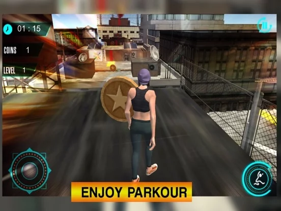 Изображение игры: Parkour Stunt Girl Running Pro