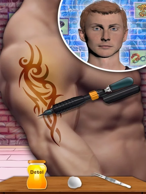 Изображение игры: Tattoo Design Artist 3D Pro