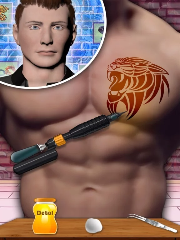 Изображение игры: Tattoo Design Artist 3D Pro
