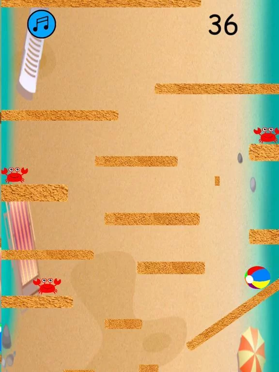 Изображение игры: Beach Ball Roll