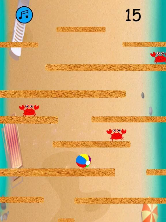 Изображение игры: Beach Ball Roll