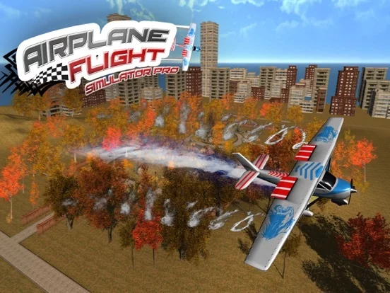 Изображение игры: Airplane Flight Simulator Pro