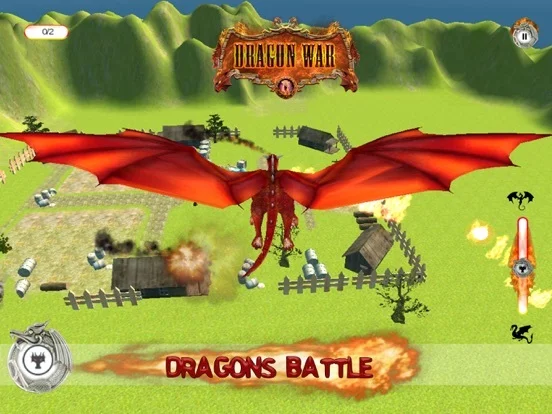 Изображение игры: Flying Deadly Dragon Simulator