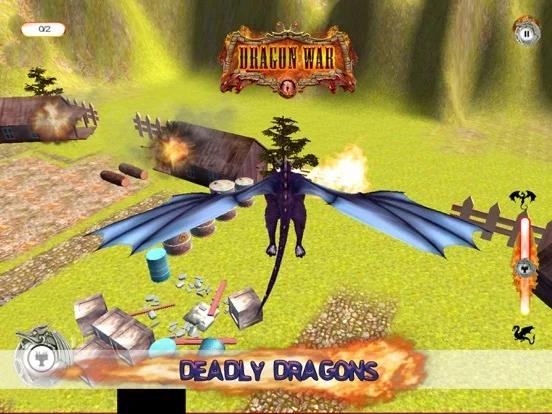 Изображение игры: Flying Deadly Dragon Simulator