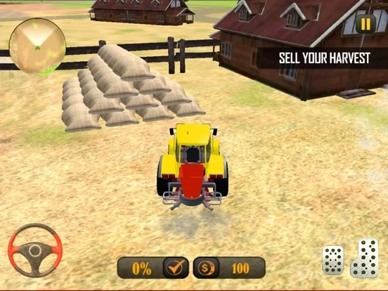 Изображение игры: Farming Tractor Simulator: 3D