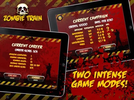 Изображение игры: Zombie Train Apocalypse