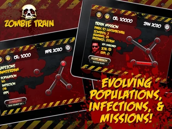 Изображение игры: Zombie Train Apocalypse