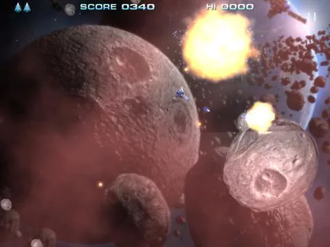 Изображение игры: Retro Dust HD - Classic Arcade Asteroids Vs Invaders