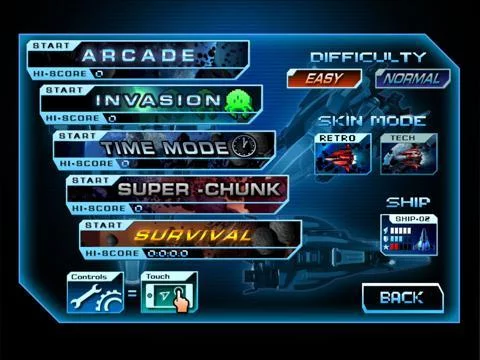 Изображение игры: Retro Dust - Classic Arcade Asteroids Vs Invaders FREE