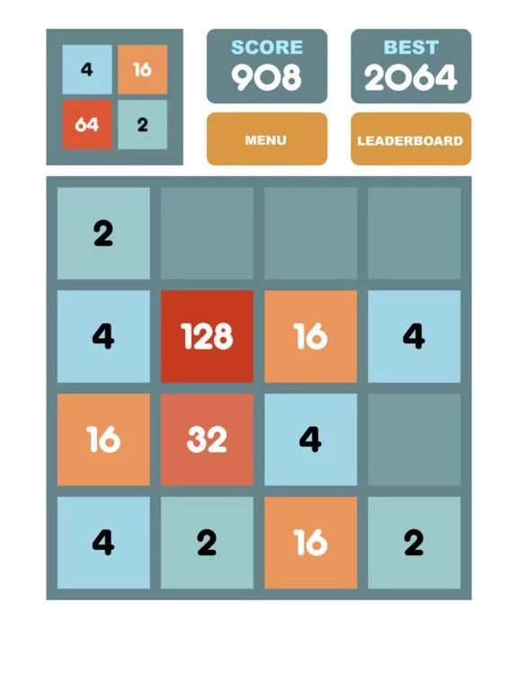 Изображение игры: 2048 Puzzle - Number Games