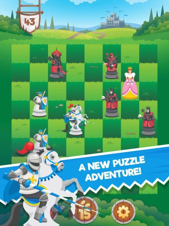Изображение игры: Knight Saves Queen