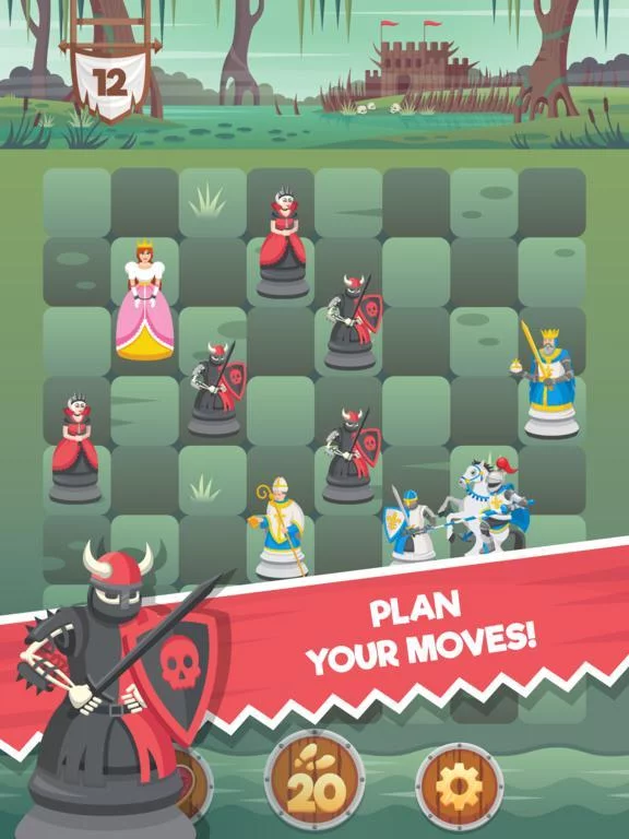 Изображение игры: Knight Saves Queen