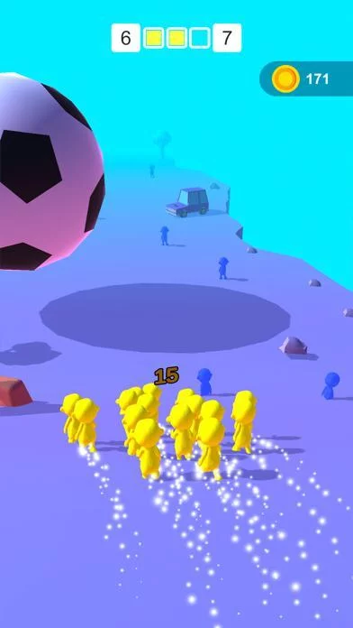 Изображение игры: Mob Run 3D