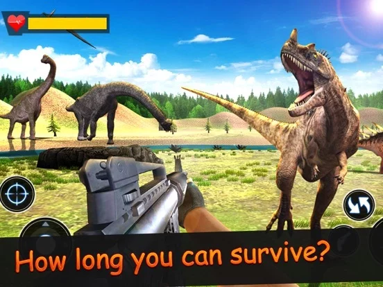 Изображение игры: Dinosaur Hunt Jurrasic