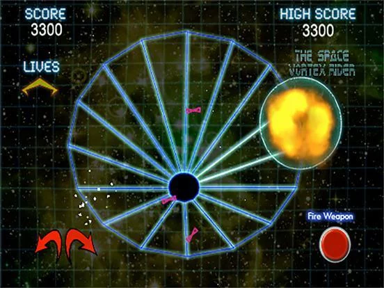 Изображение игры: The Space Vortex Rider LT