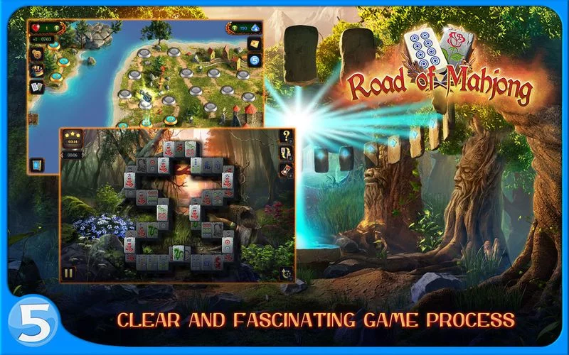 Изображение игры: Road of mahjong