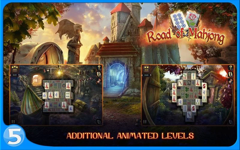 Изображение игры: Road of mahjong