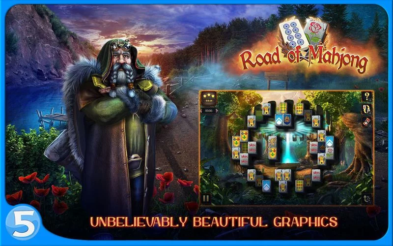 Изображение игры: Road of mahjong