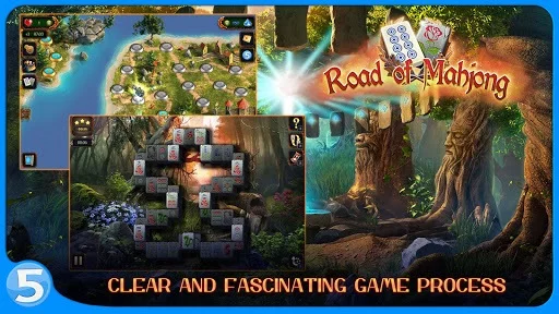 Изображение игры: Road of mahjong