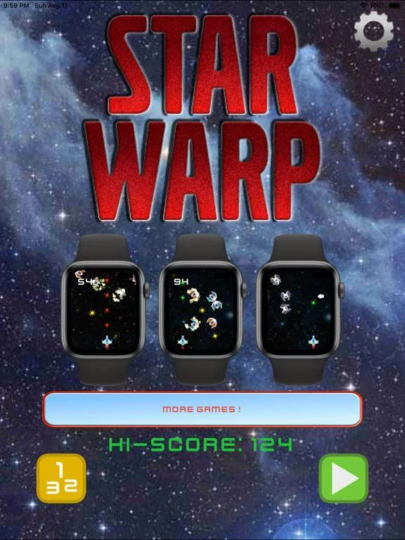 Изображение игры: Star Warp for Watch