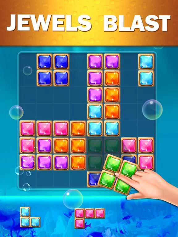 Изображение игры: Jewels Block Puzzle