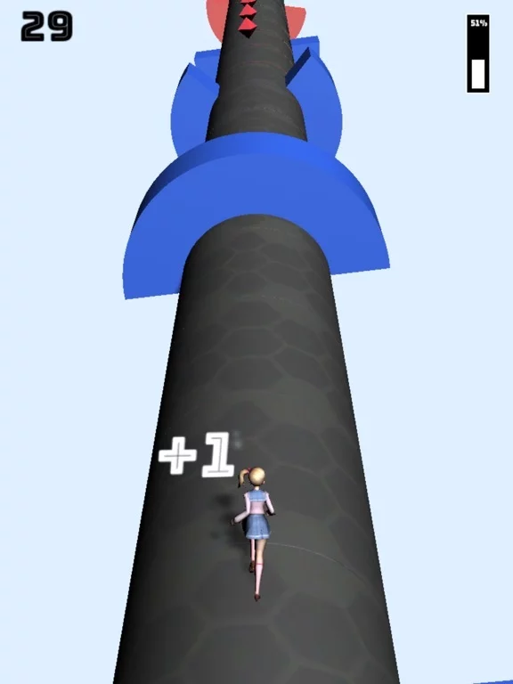 Изображение игры: Helix Dash: Twist and run game