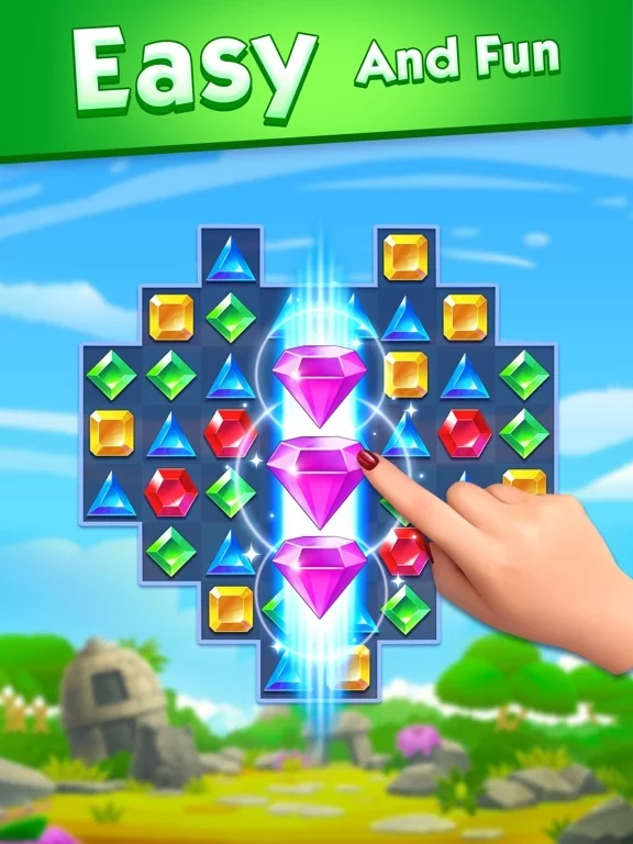 Изображение игры: Jewel World - Match 3 Games