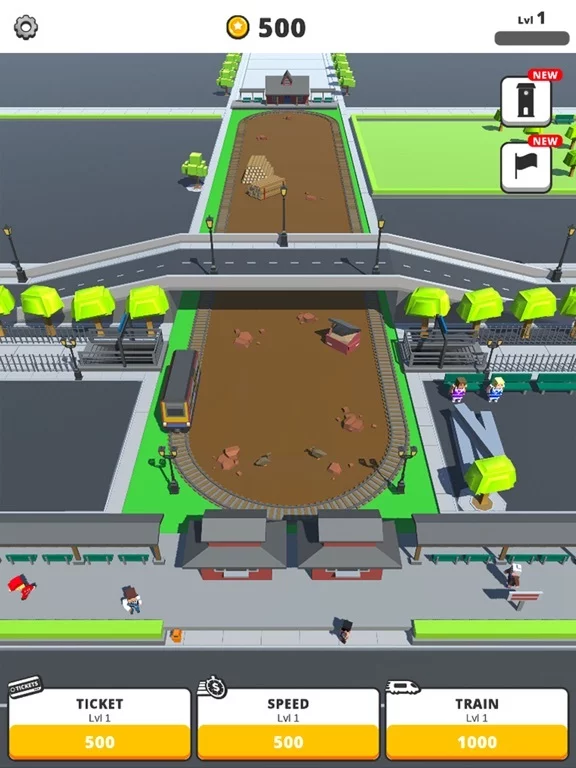 Изображение игры: Idle Trains