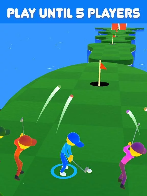 Изображение игры: Golf Race
